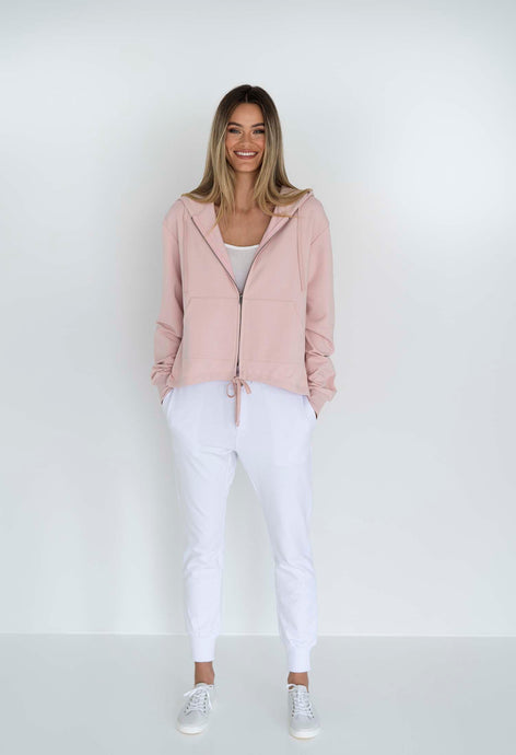 Hazel Track Pant - White
