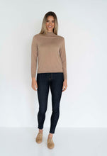 Load image into Gallery viewer, The Ruby Hi Neck Basic knit top by Humidity Lifestyle High-neck style top, The Corner STore Yamba
