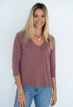 Load image into Gallery viewer, Stella V-Neck - Plum