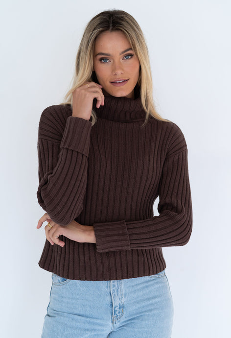 Keely Jumper - Chocolate