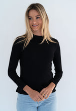 Load image into Gallery viewer, Olivia Rib Skivvy - Black