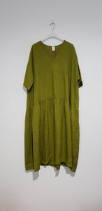 Montaigne Paris Italian Linen Layered Linen Dress