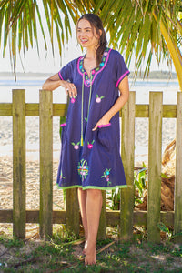 Sao Paulo Dress Jamaica Embroidery