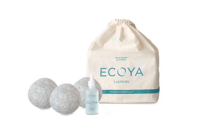 Wild Sage & Citrus Laundry Dryer Ball Set