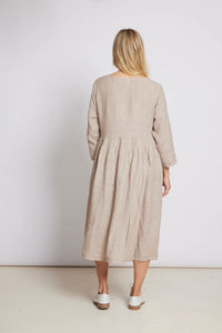 Journee Baggy Italian Linen Dress