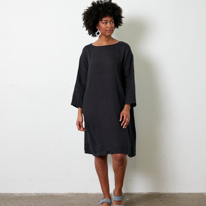 Italian Linen straight edge dress