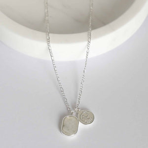 Moonstone Necklace in Silver