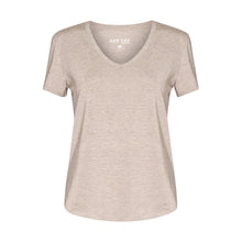 Load image into Gallery viewer, Veronica V Neck Tee - Linen