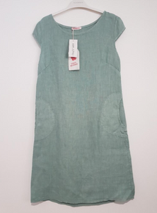 Italian Linen Talia Benson Capri Dress, Linen Dress, Linen Clothing, The Corner Store Yamba