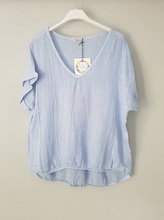 Load image into Gallery viewer, Plain Italian Linen Tee - Siena
