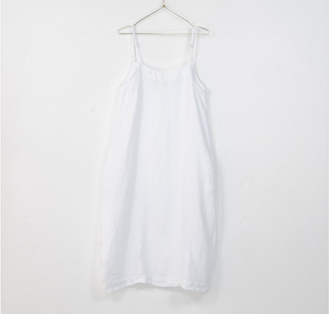 Montaigne Paris Italian Linen Stella Slip Dress