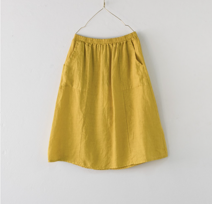 Montaigne Paris Italian Linen Maria Skirt