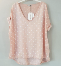 Load image into Gallery viewer, Italian Linen Siena T-Shirt | Tiny Spots