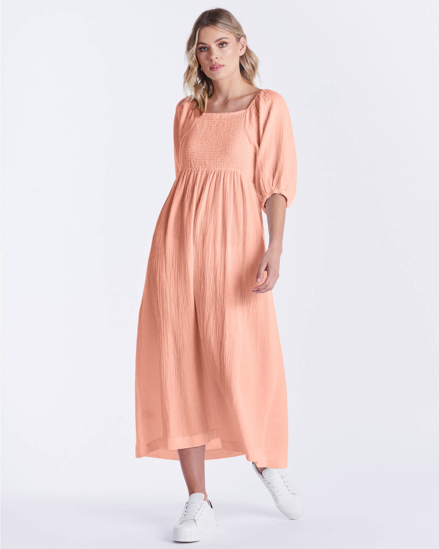 Tilly Dress - Peach