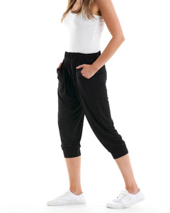 Tokyo 3/4 Pant - Black