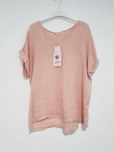 Load image into Gallery viewer, Italian Linen T-Shirt - Verona Tee, Italian Linen t-shirt, Italian Linen Top, Linen Top, The Corner Store Yamba