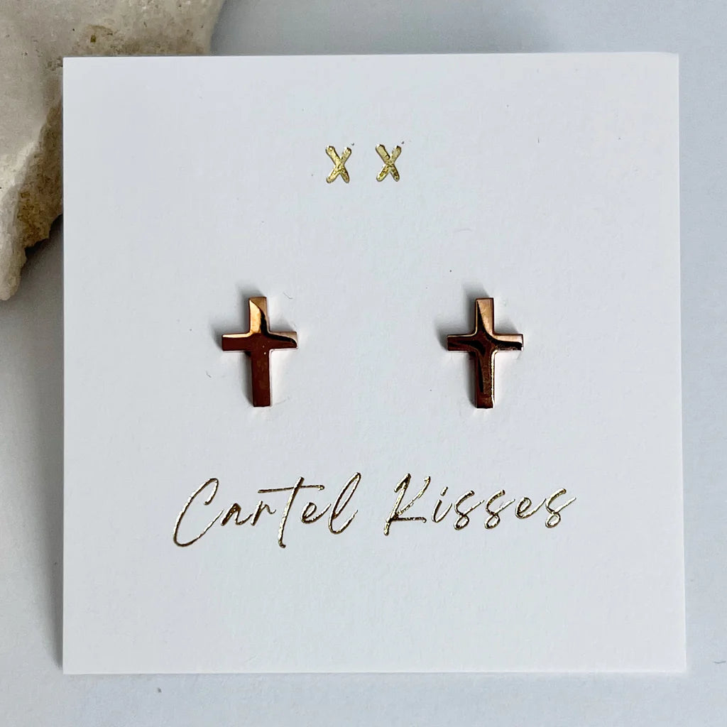 Cross Stud Earring