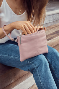 Stitch & Hide - Cassie Clutch - Dusty Rose - The Corner Store Yamba