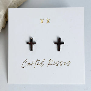 Cross Stud Earring